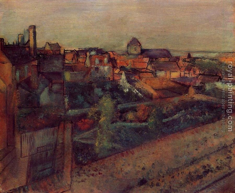 Edgar Degas : View of Saint Valery sur Somme